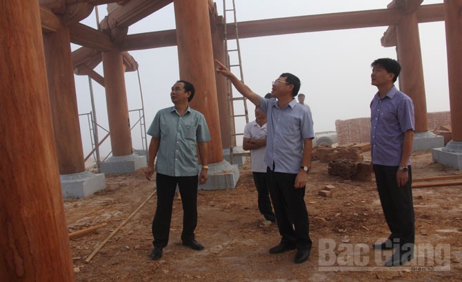 Khẩn trương hoàn thiện khu tái định cư phục vụ dự án Khu du lịch Tây Yên Tử