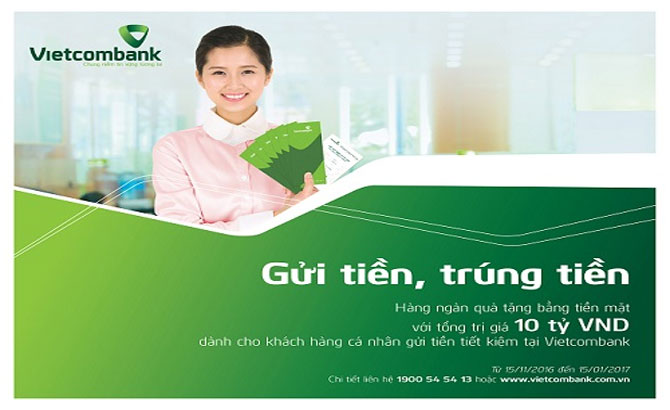 Chương trình “GỬI TIỀN TRÚNG TIỀN” của Vietcombank