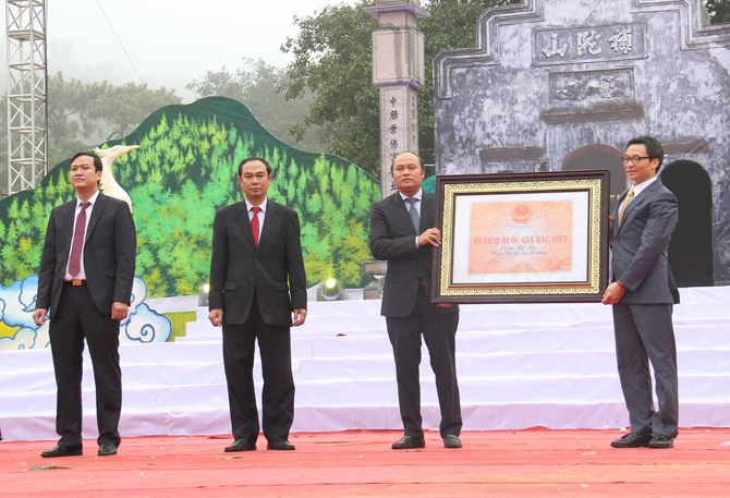 Bắc Giang: Đón nhận Bằng xếp hạng Di tích quốc gia đặc biệt chùa Bổ Đà