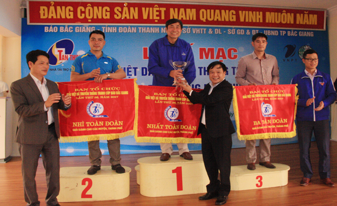 Giải Việt dã Báo Bắc Giang lần thứ 36 năm 2017: Tân Yên lần đầu tiên đoạt Cúp vô địch
