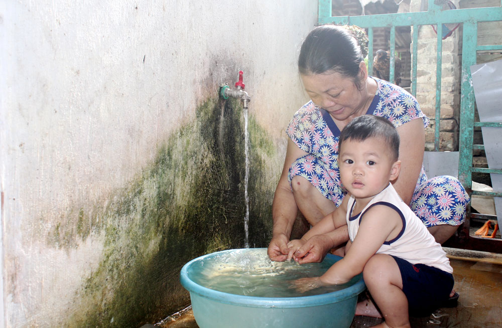 Công trình cấp nước tập trung thị trấn An Châu (Sơn Động) đã bảo đảm chất lượng