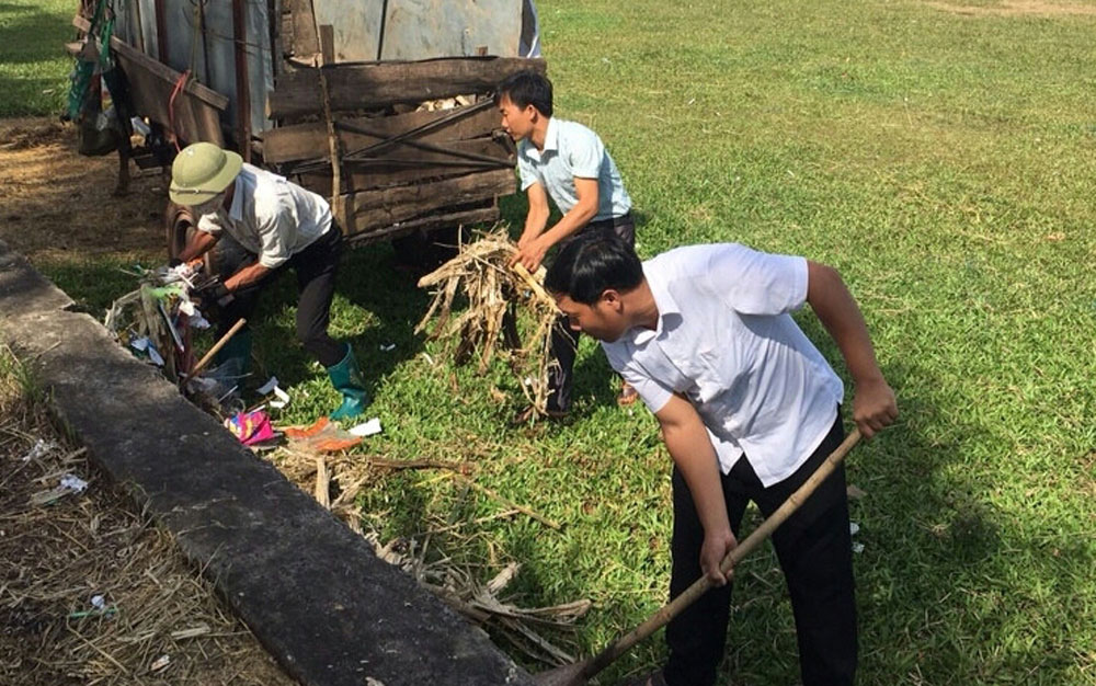 Cao điểm ra quân vệ sinh môi trường ở Lạng Giang: Không để tái diễn rác tồn lưu