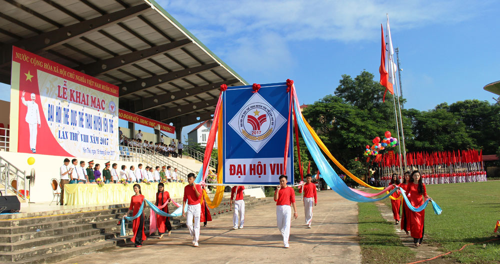 Yên Thế khai mạc Đại hội Thể dục thể thao lần thứ VIII