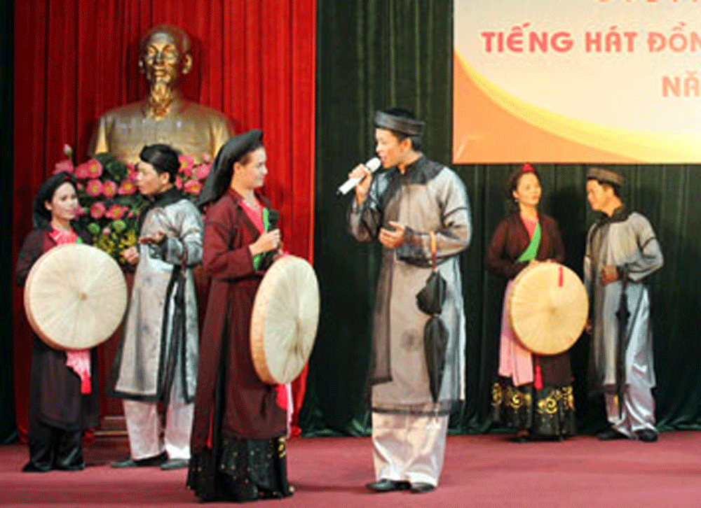 Liên hoan "Tiếng hát đồng quê" huyện Lạng Giang