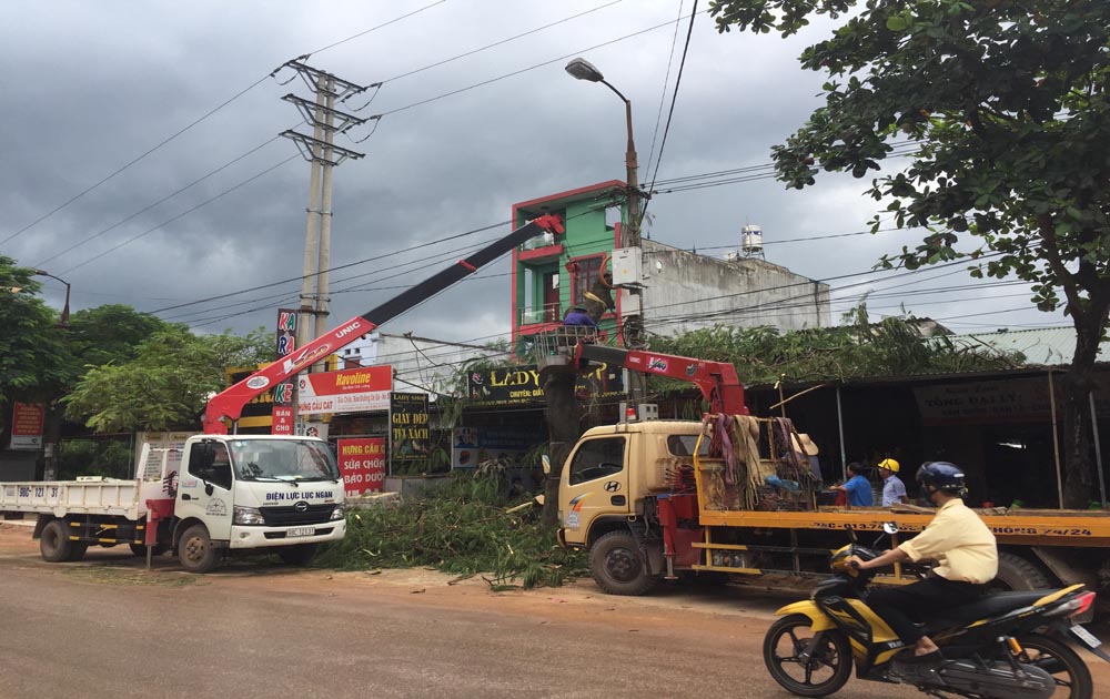 Huyện Lục Ngạn (Bắc Giang) quyết tâm giải tỏa hành lang ATGT tại thị trấn Chũ