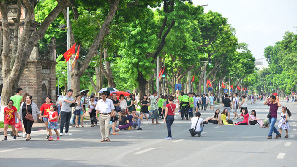 Hà Nội: Kéo dài thời gian hoạt động phố đi bộ dịp Tết Dương lịch 2018