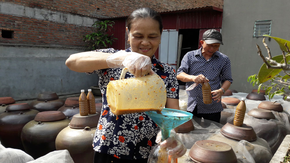 Hợp tác xã dịch vụ nông lâm xã Trí Yên: Nâng vị thế sản phẩm tương truyền thống