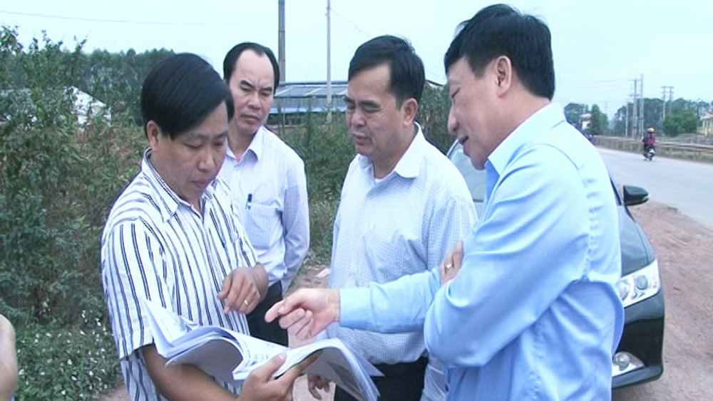 Trưởng Ban Tổ chức Tỉnh ủy kết thúc chương trình công tác nắm bắt thực tế tại huyện Lục Nam