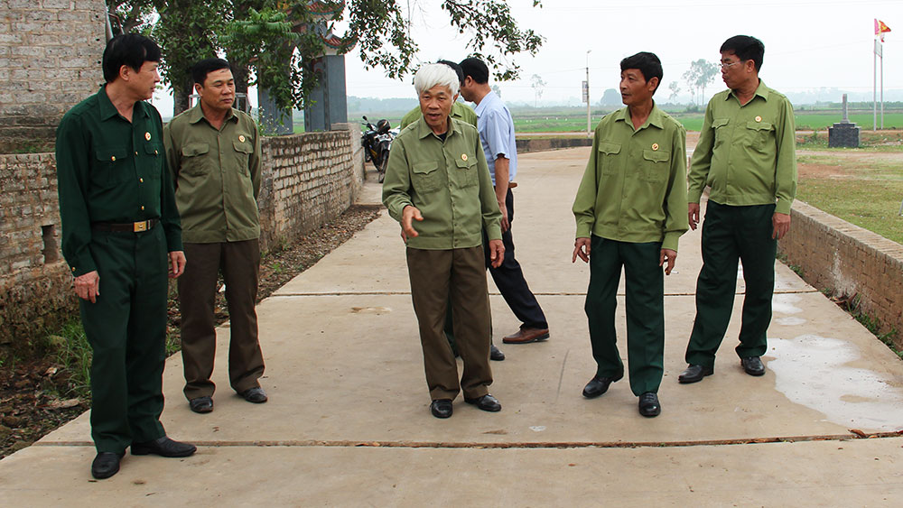 Cựu chiến binh đồng lòng xây dựng nông thôn mới