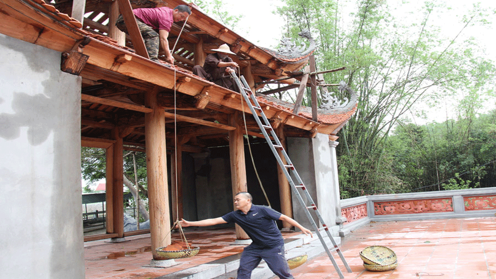 Bắc Giang: Hạ giải công trình vi phạm tại chùa Bổ Đà