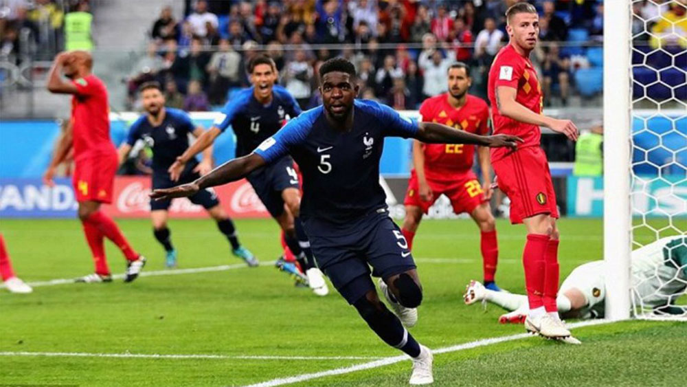 Pháp vào chung kết World Cup 2018
