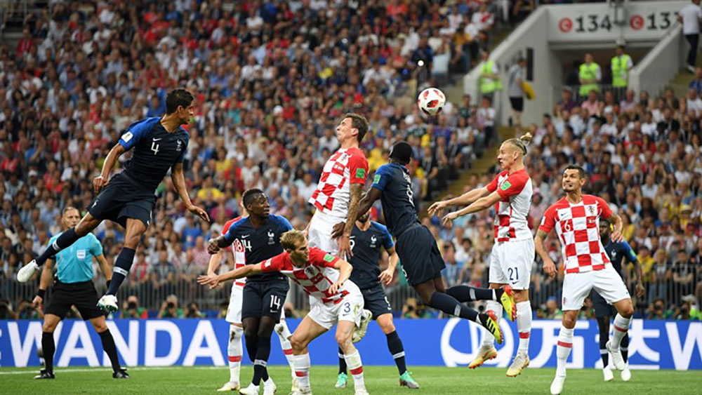 Chung kết World Cup 2018: Kết thúc hiệp 1, Pháp dẫn trước Croatia với tỉ số 2-1