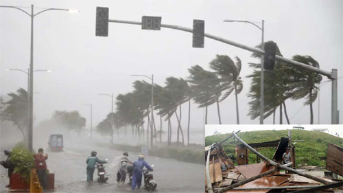 Siêu bão Mangkhut tàn phá Philippines, lũ lụt nghiêm trọng