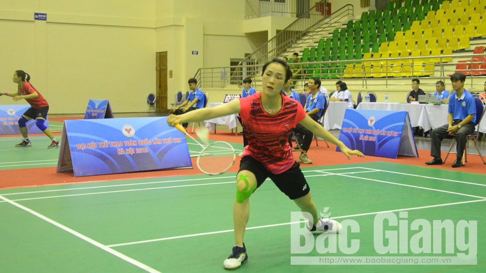 Bắc Giang gặp Thái Bình tại chung kết đồng đội cầu lông nữ Đại hội Thể thao toàn quốc