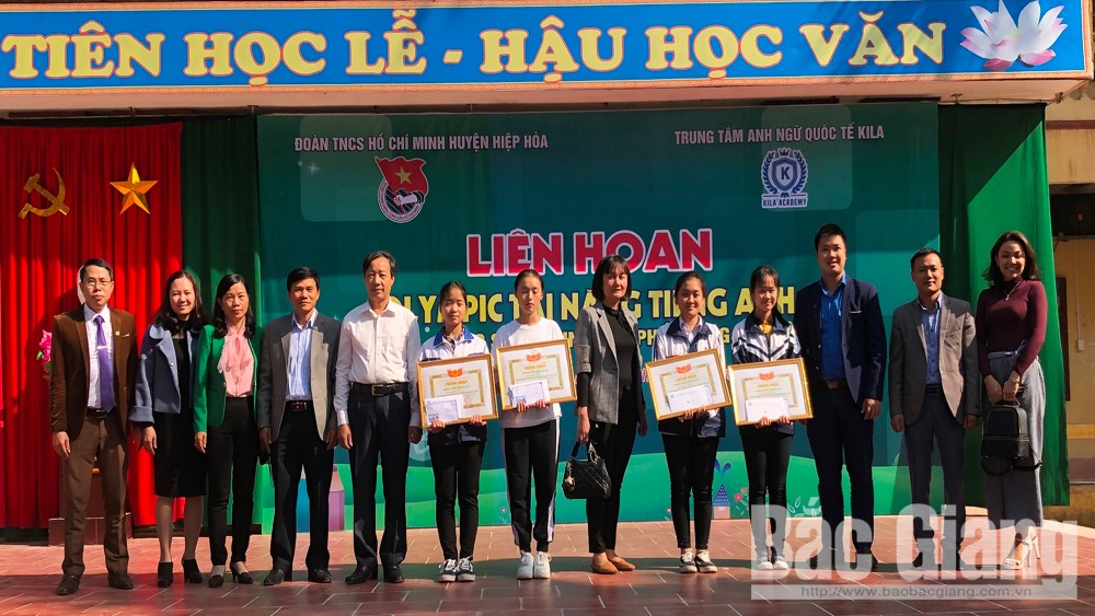 Trường THPT Hiệp Hòa số 4 giành giải Nhất Liên hoan Olympic tài năng tiếng Anh học sinh THPT