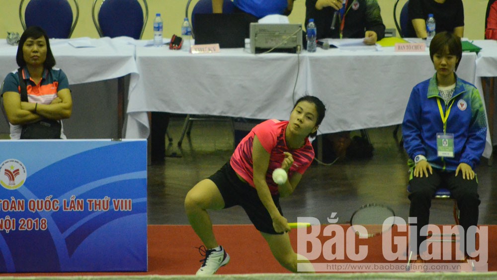 Đại hội Thể thao toàn quốc 2018: Trần Thị Phương Thúy vào chung kết đơn nữ môn cầu lông
