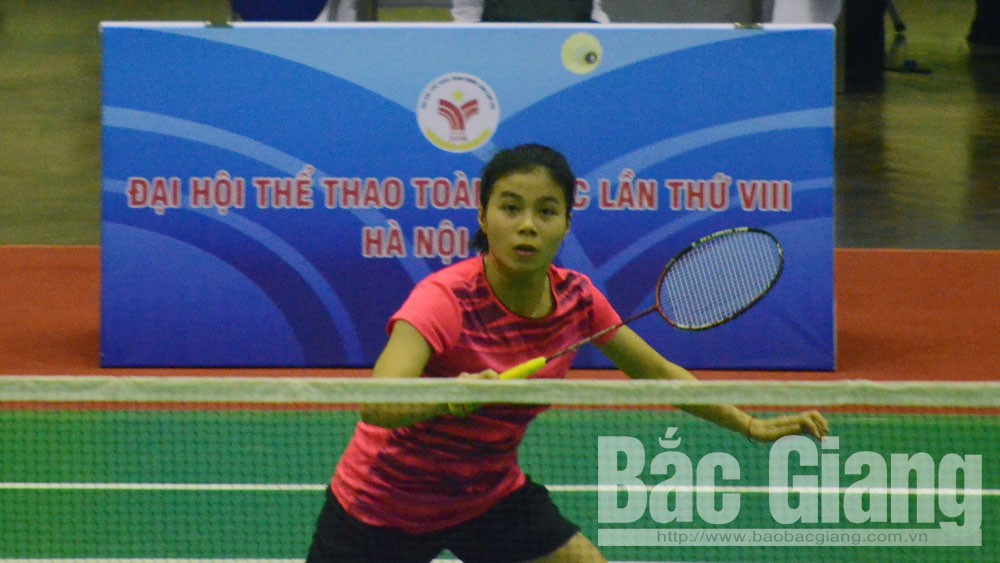 Đại hội Thể thao toàn quốc: Bắc Giang giành 1 HCV, 1 HCB, 2 HCĐ môn cầu lông