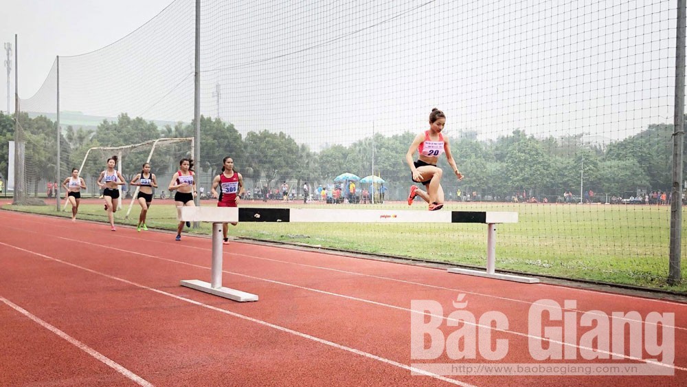 Nữ vận động viên Bắc Giang lần thứ ba phá kỷ lục Đại hội Thể thao toàn quốc