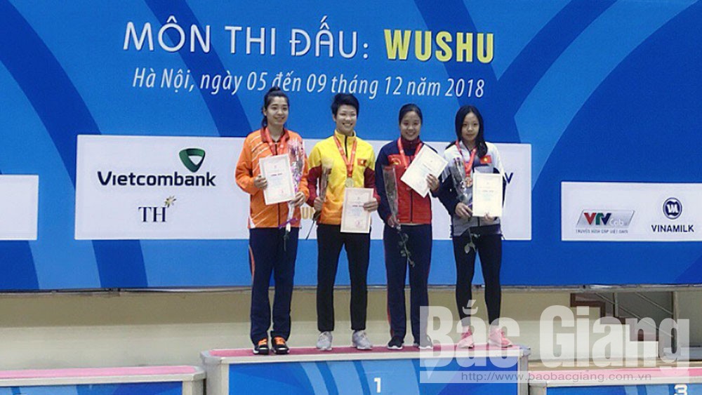 Võ sĩ Nguyễn Thị Thu Thủy giành HCV trong ngày thi đấu cuối của Đại hội Thể thao toàn quốc