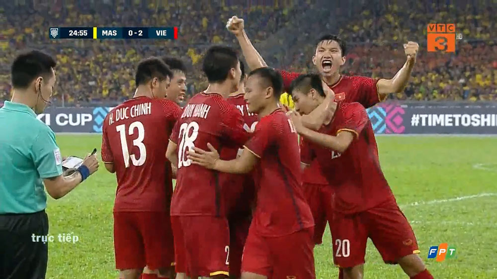 Video: Đức Huy nâng tỷ số lên 2-0