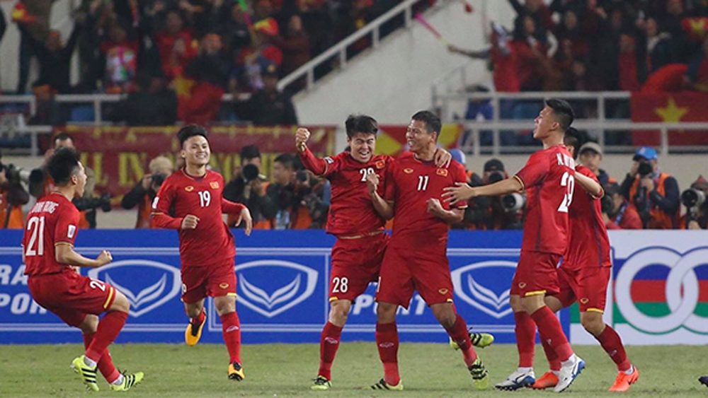 Chung kết lượt về AFF Cup 2018 (hiệp1): Anh Đức mở tỷ số cho Việt Nam