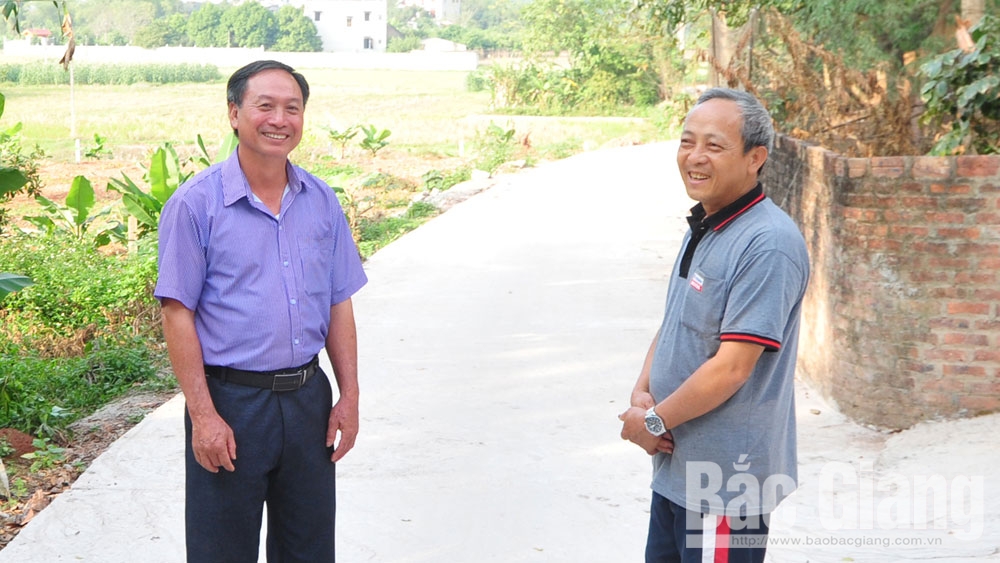 Ông Nguyễn Tiến Tuấn - Bí thư Chi bộ thôn Tân An-hạt nhân đoàn kết ở khu dân cư