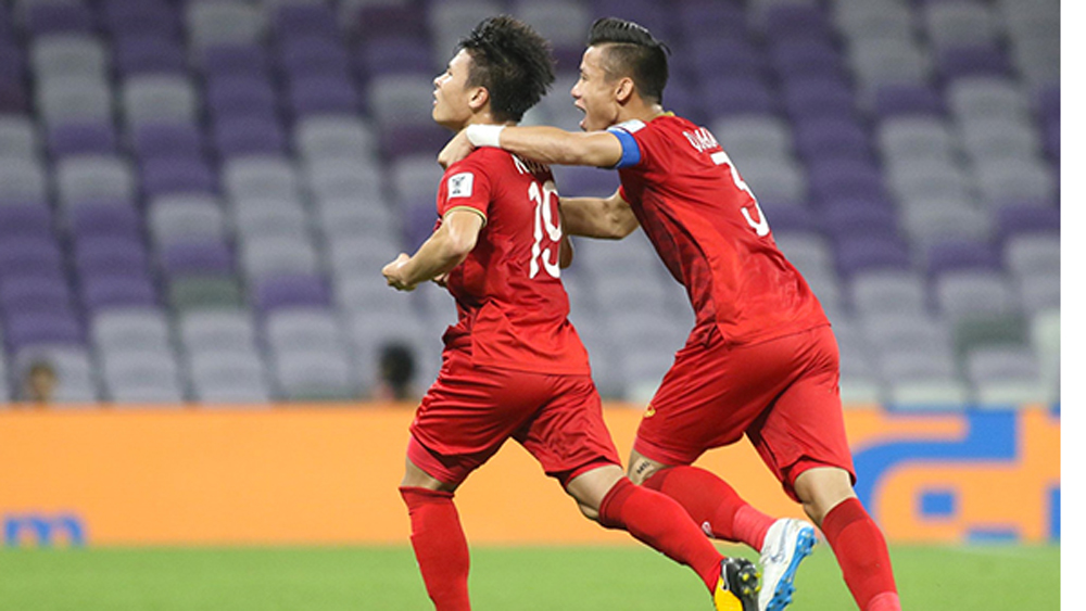 Việt Nam-Yemen (hiệp 1): Quang Hải mở tỷ số,  tuyển Việt Nam dẫn trước 1-0