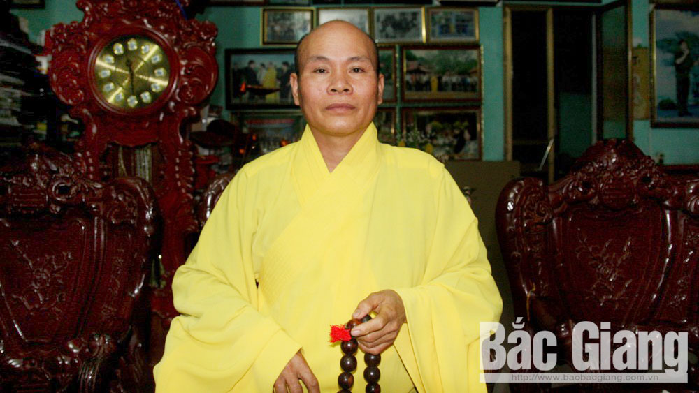Thượng tọa Thích Thiện Văn, Trưởng Ban Trị sự Giáo hội Phật giáo tỉnh Bắc Giang: Người đi lễ cần lấy sự thành tâm làm đầu