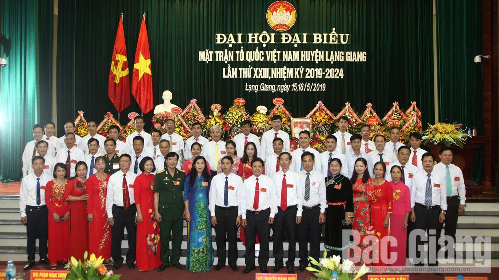 Đại hội đại biểu MTTQ huyện Lạng Giang lần thứ XXIII: Hiệp thương cử 50 ủy viên Ủy ban MTTQ huyện