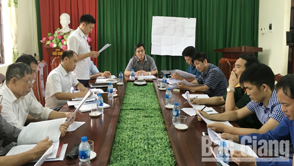 Triển khai phương án cưỡng chế thu hồi đất xây dựng dự án tại xã Song Khê