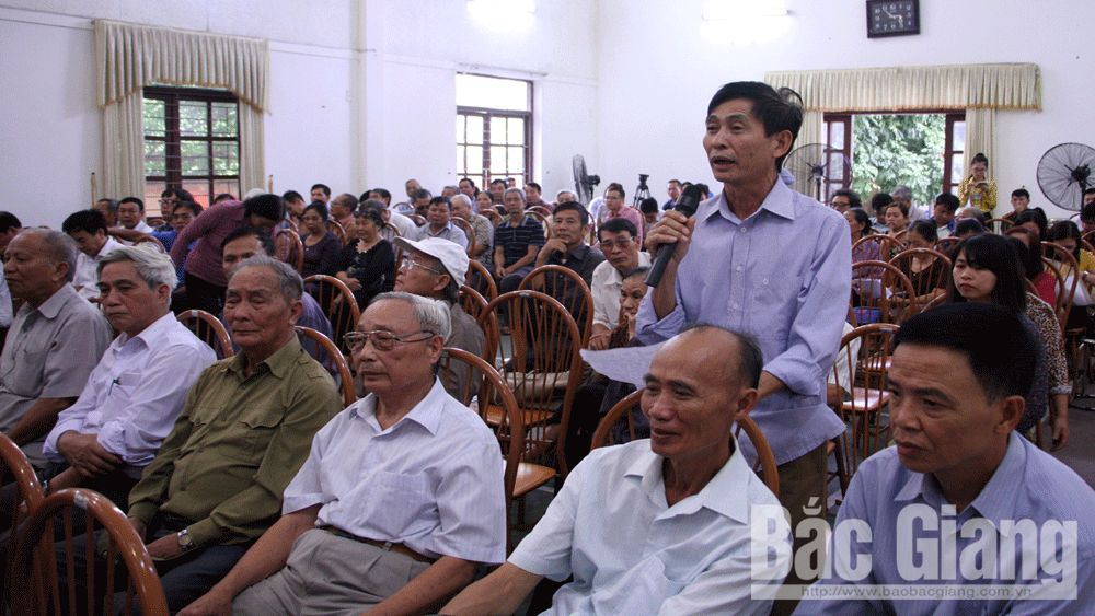 Tổng hợp kết quả giải quyết kiến nghị của cử tri tỉnh Bắc Giang