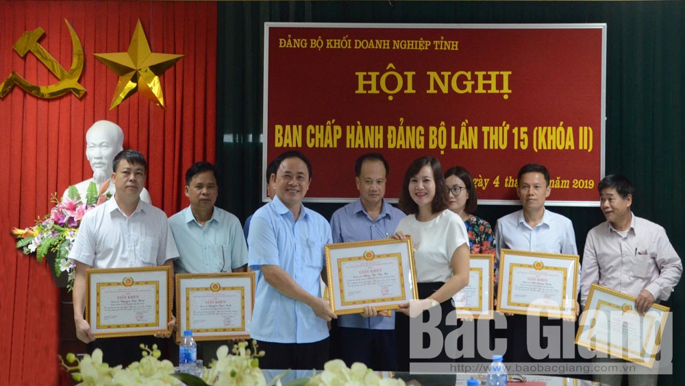 Đảng ủy Khối Doanh nghiệp tỉnh Bắc Giang khen thưởng 27 cá nhân tiêu biểu học và làm theo Bác