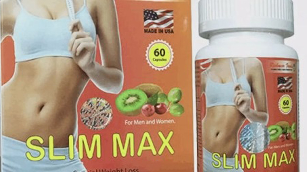Thu hồi mỹ phẩm giảm béo Max Lipo Slimming ở Bắc Giang