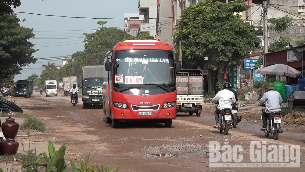 Quốc lộ 31 xuống cấp tiềm ẩn tai nạn giao thông