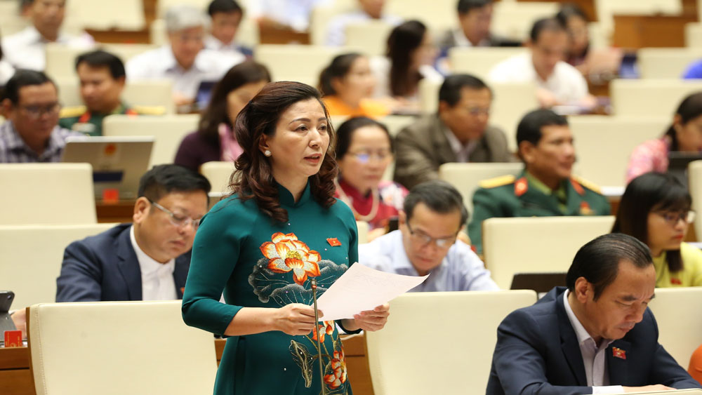 Trưởng Đoàn Đại biểu Quốc hội tỉnh Bắc Giang Lê Thị Thu Hồng: Xác định những nhiệm vụ, giải pháp cụ thể trong ban hành văn bản quy phạm pháp luật