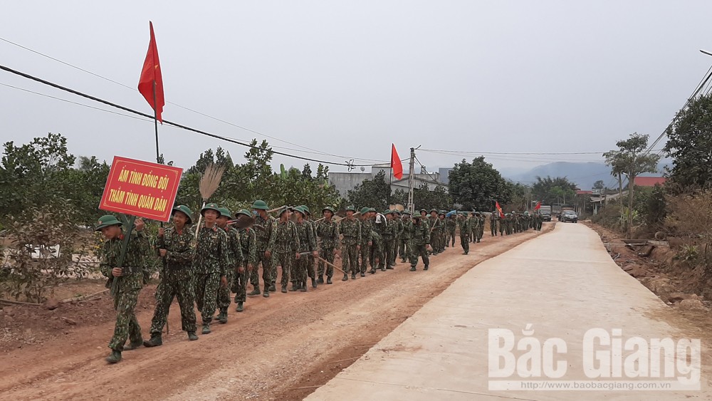 Ấm tình quân dân nơi vùng cao Lục Ngạn