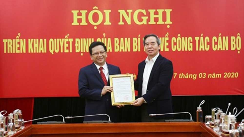 Ban Bí thư bổ nhiệm nhân sự mới