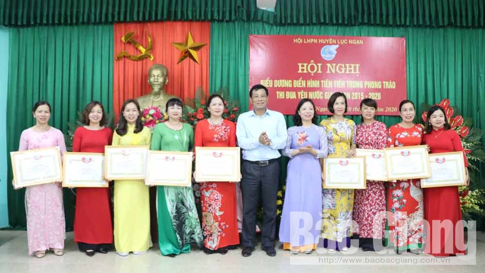 Hội Liên hiệp Phụ nữ Lục Ngạn: Biểu dương điển hình tiên tiến, giai đoạn 2015- 2020