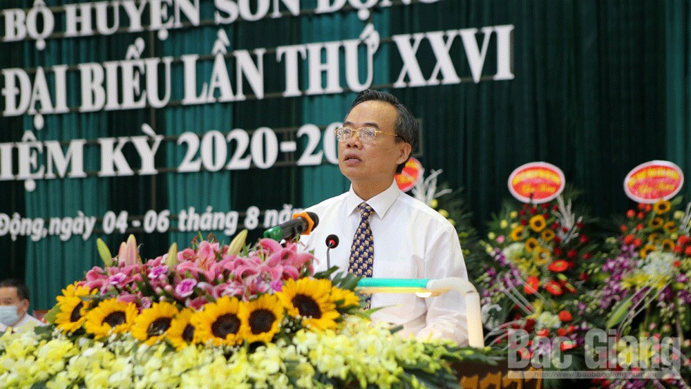 Đại hội Đảng bộ huyện Sơn Động nhiệm kỳ 2020-2025: Bầu 37 đồng chí vào BCH Đảng bộ khóa mới