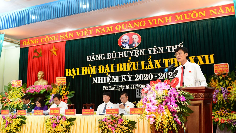 Khai mạc Đại hội Đảng bộ huyện Yên Thế, nhiệm kỳ 2020-2025: Nâng cao năng lực lãnh đạo của các cấp ủy, đưa huyện phát triển bền vững