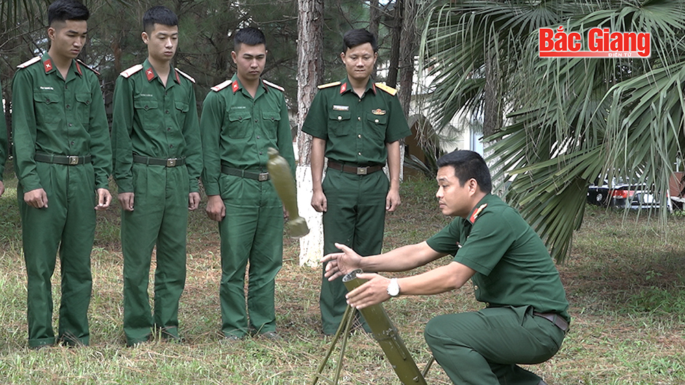 Hiệu quả từ "Thiết bị mô phỏng cối trong huấn luyện"