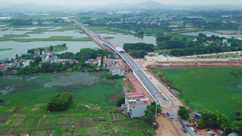 Thông xe kỹ thuật tuyến đường vành đai TP Bắc Giang