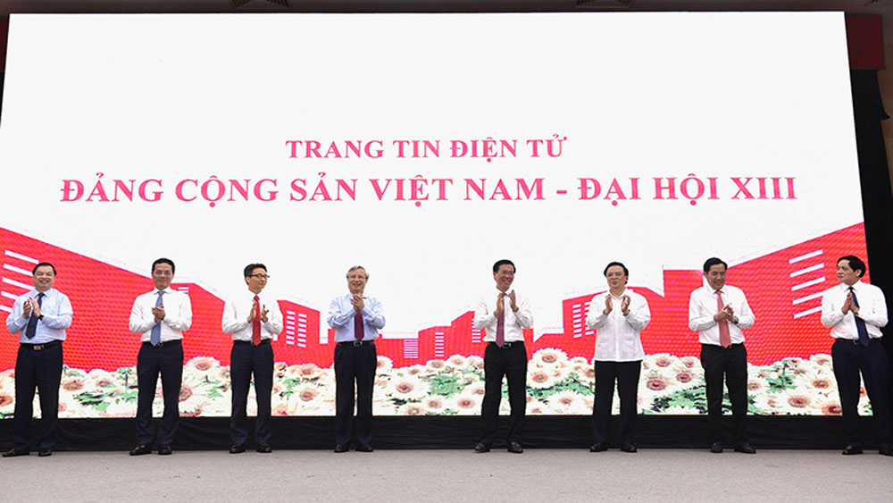 Khai trương Trang tin điện tử Đảng Cộng sản Việt Nam – Đại hội XIII