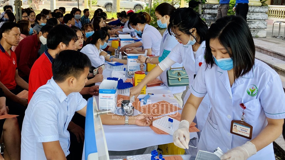 Lạng Giang (Bắc Giang) thu hơn 470 đơn vị máu trong Ngày hội hiến máu tình nguyện