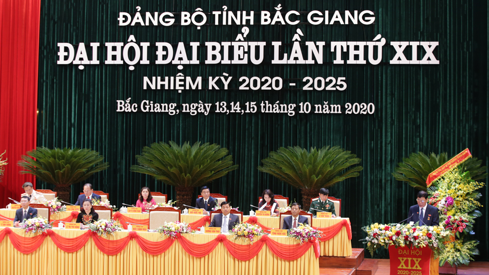 Đảng bộ tỉnh Bắc Giang long trọng khai mạc Đại hội lần thứ XIX, nhiệm kỳ 2020-2025