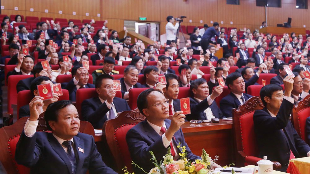 Đại hội đại biểu Đảng bộ tỉnh Bắc Giang thông qua Nghị quyết và bế mạc
