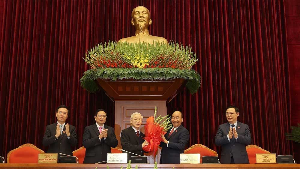 Đồng chí Nguyễn Phú Trọng được bầu làm Tổng Bí thư BCH Trung ương Đảng Cộng sản Việt Nam khóa XIII