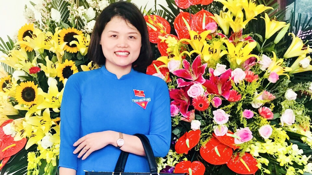 Bí thư Đoàn thị trấn Nham Biền Nguyễn Thị Phương Thanh giành giải thưởng Lý Tự Trọng