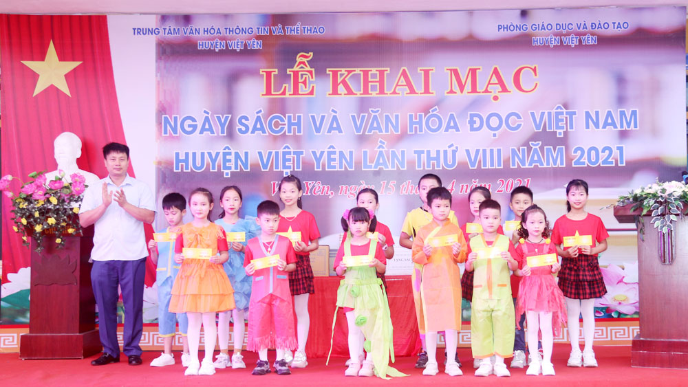 Việt Yên: Khai mạc Ngày sách và văn hóa đọc