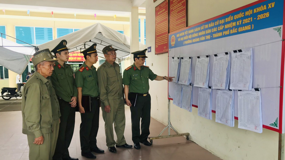 Bảo vệ tuyệt đối an ninh, an toàn Ngày bầu cử trong mọi tình huống